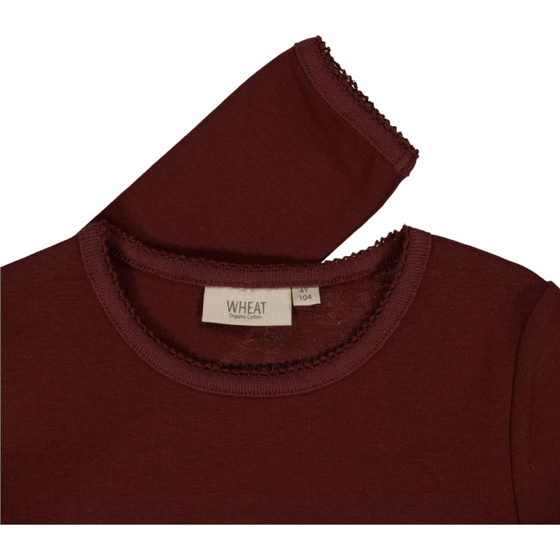 Wheat Langærmet Basis Blonde T-shirt Jersey Tops and T-Shirts 2750 maroon