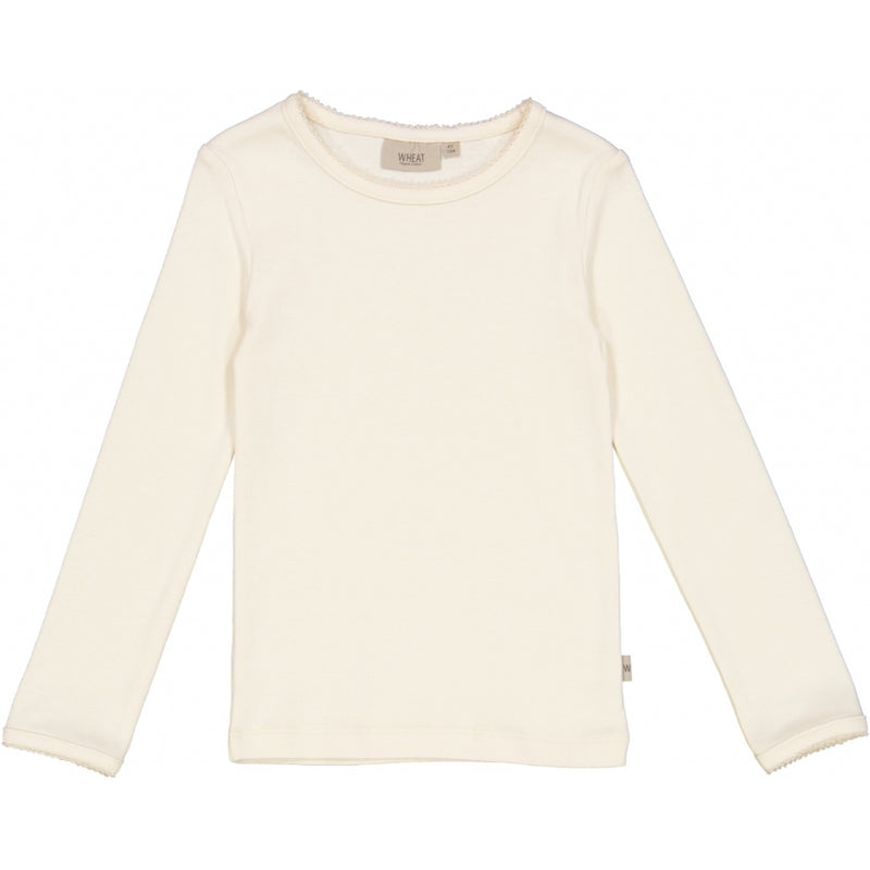 Wheat Langærmet Basis Blonde T-shirt Jersey Tops and T-Shirts 3181 cotton