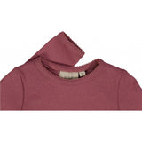 Wheat Langærmet Basis T-shirt Jersey Tops and T-Shirts 2110 rose brown