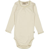 Wheat Langærmet Blonde Rib Body Underwear/Bodies 3129 eggshell 