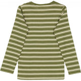 Wheat Langærmet Stribet T-shirt Jersey Tops and T-Shirts 4099 winter moss