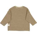 Wheat Main Langærmet T-Shirt Addison Jersey Tops and T-Shirts 3054 mulch stripe