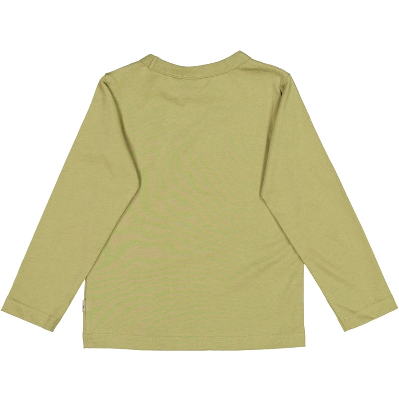 Wheat Main Langærmet T-shirt Forstørrelsesglas Jersey Tops and T-Shirts 4121 heather green