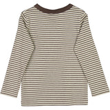 Wheat Main Langærmet T-shirt Grankogle Badge Jersey Tops and T-Shirts 3054 mulch stripe