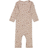 Wheat Wool Langærmet Uld Heldragt Jumpsuits 3242 beige chestnut