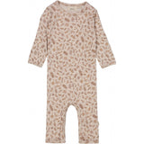 Wheat Wool Langærmet Uld Heldragt Jumpsuits 3242 beige chestnut