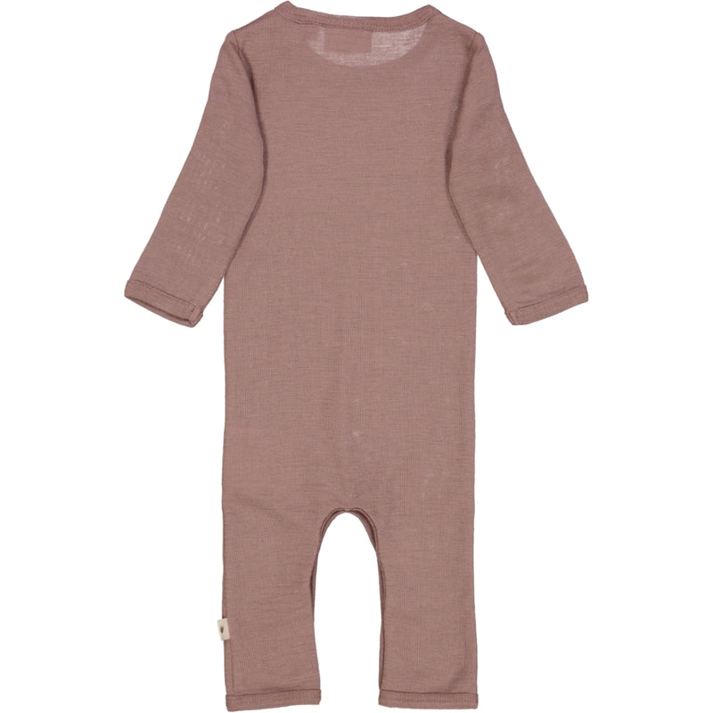 Wheat Wool Langærmet Uld Heldragt Jumpsuits 1239 dusty lilac