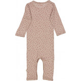 Wheat Wool Langærmet Uld Heldragt Jumpsuits 2279 flower dots