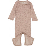 Wheat Wool Langærmet Uld Heldragt Jumpsuits 2279 flower dots