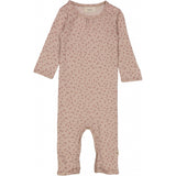 Wheat Wool Langærmet Uld Heldragt Jumpsuits 2279 flower dots