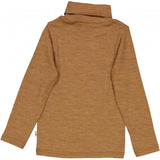 Wheat Wool Langærmet Uld Rullekrave Jersey Tops and T-Shirts 3510 clay melange