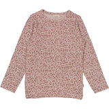 Wheat Wool Langærmet Uld T-shirt Jersey Tops and T-Shirts 2436 powder flowers