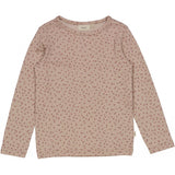 Wheat Wool Langærmet Uld T-shirt Jersey Tops and T-Shirts 2279 flower dots