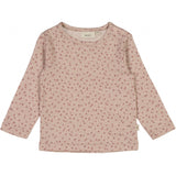 Wheat Wool Langærmet Uld T-shirt Jersey Tops and T-Shirts 2279 flower dots