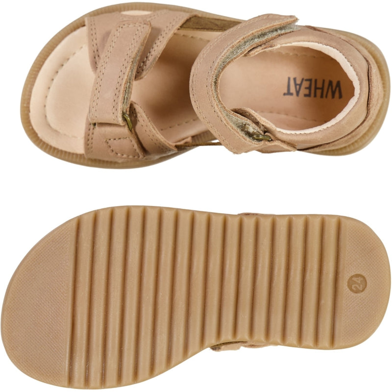 Wheat Footwear Macey Åben Sandal Prewalkers 9208 cartouche brown