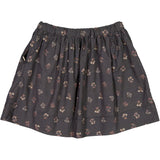 Wheat Main Nederdel Eia Skirts 0035 black flowers