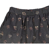 Wheat Main Nederdel Eia Skirts 0035 black flowers