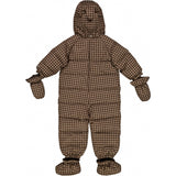 Wheat Outerwear Puffer Baby Dragt Snowsuit 3001 brown check