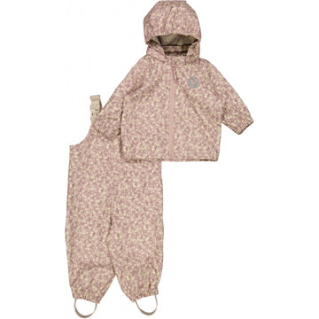 Wheat Outerwear Regnsæt Charlie m. Seler Rainwear 2475 rose flowers