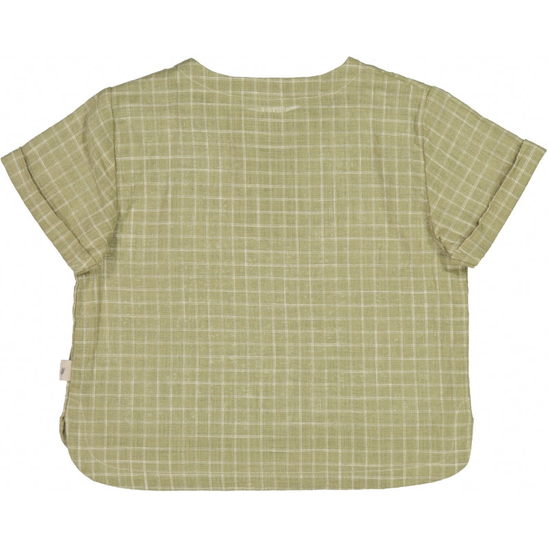 Wheat Skjorte Abraham Shirts and Blouses 4141 green check