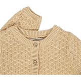 Wheat Strik Cardigan Magnella Knitted Tops 9203 cartouche melange