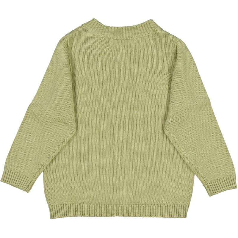 Wheat Strik Cardigan Ray Knitted Tops 4095 forest mist