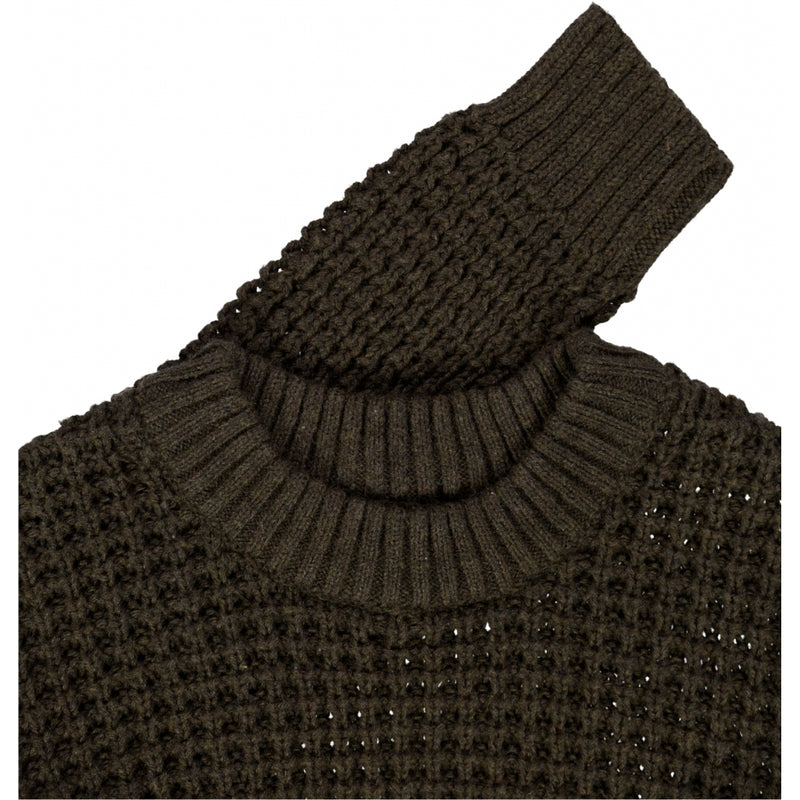 Wheat Strik Pullover Charlie Knitted Tops 3015 brown melange