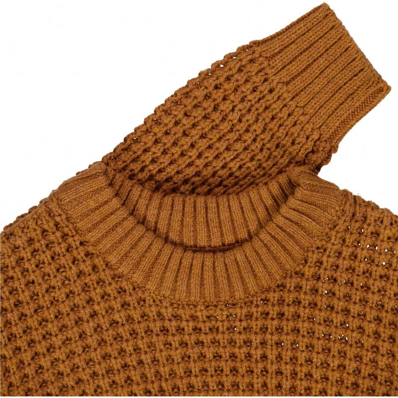 Wheat Strik Pullover Charlie Knitted Tops 3025 cinnamon melange