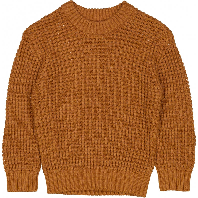 Wheat Strik Pullover Charlie Knitted Tops 3025 cinnamon melange