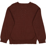 Wheat Strik Pullover Gaby Knitted Tops 2750 maroon
