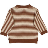 Wheat Strik Pullover Morgan Knitted Tops 3525 dry clay stripe