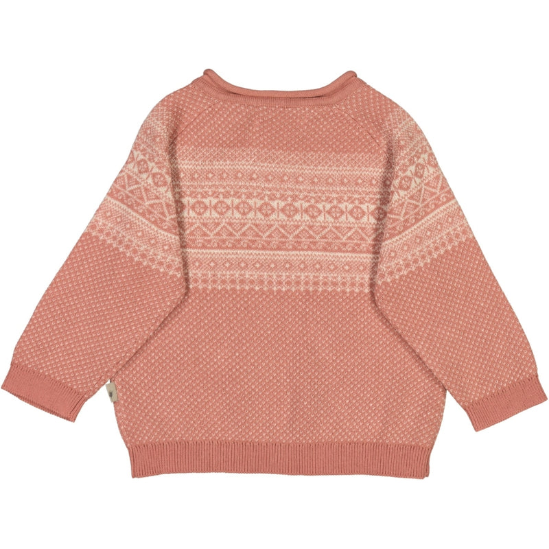 Wheat Strik Pullover Niels Knitted Tops 3045 cameo brown