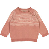 Wheat Strik Pullover Niels Knitted Tops 3045 cameo brown