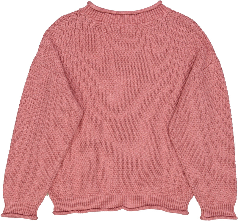 Wheat Strik Pullover Tessa Knitted Tops 9078 berry melange