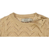 Wheat Strik T-shirt Shiloh Knitted Tops 9203 cartouche melange