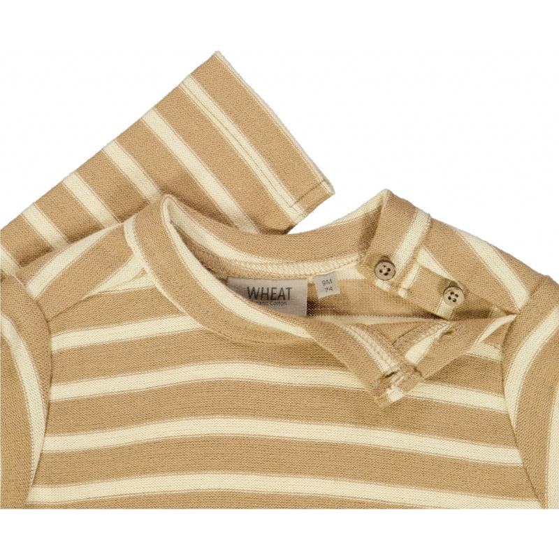 Wheat Sweater Anton Sweatshirts 9205 cartouche stripe