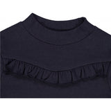 Wheat T-Shirt Flæse Rib Jersey Tops and T-Shirts 1378 midnight blue