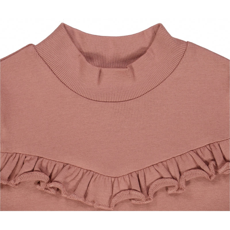 Wheat T-Shirt Flæse Rib Jersey Tops and T-Shirts 2112 rose cheeks