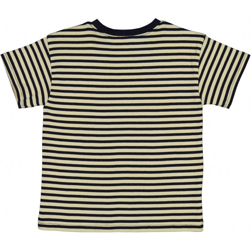 Wheat T-Shirt Robot Jersey Tops and T-Shirts 0327 deep wave stripe