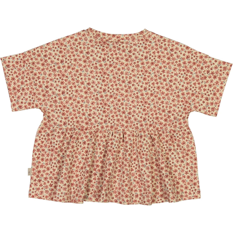 Wheat T-shirt Tyra Jersey Tops and T-Shirts 9008 beige flowers