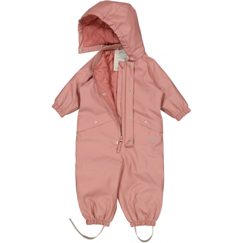 Wheat Outerwear Termo Regndragt Aiko Baby Rainwear 2607 soft rouge