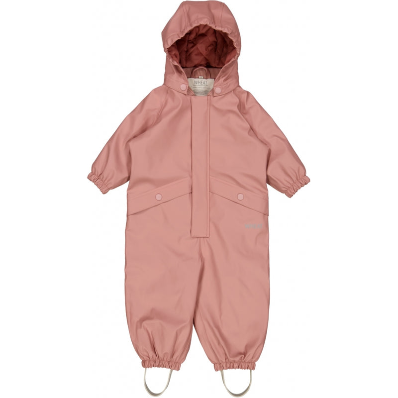 Wheat Outerwear Termo Regndragt Aiko Baby Rainwear 2607 soft rouge