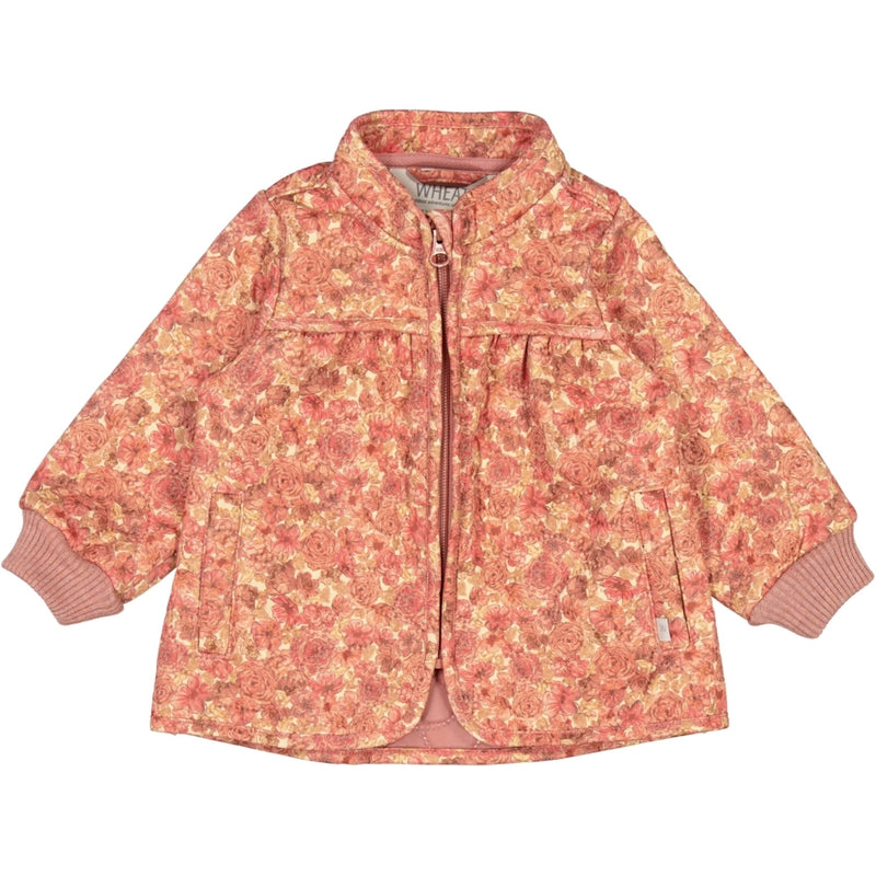 Wheat Outerwear Thermo Jakke Thilde | Baby Thermo 3349 sandstone flowers