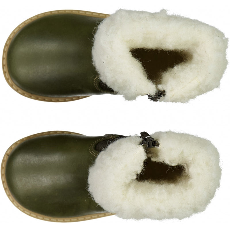 Wheat Footwear Timian Uld Støvle Winter Footwear 4214 olive