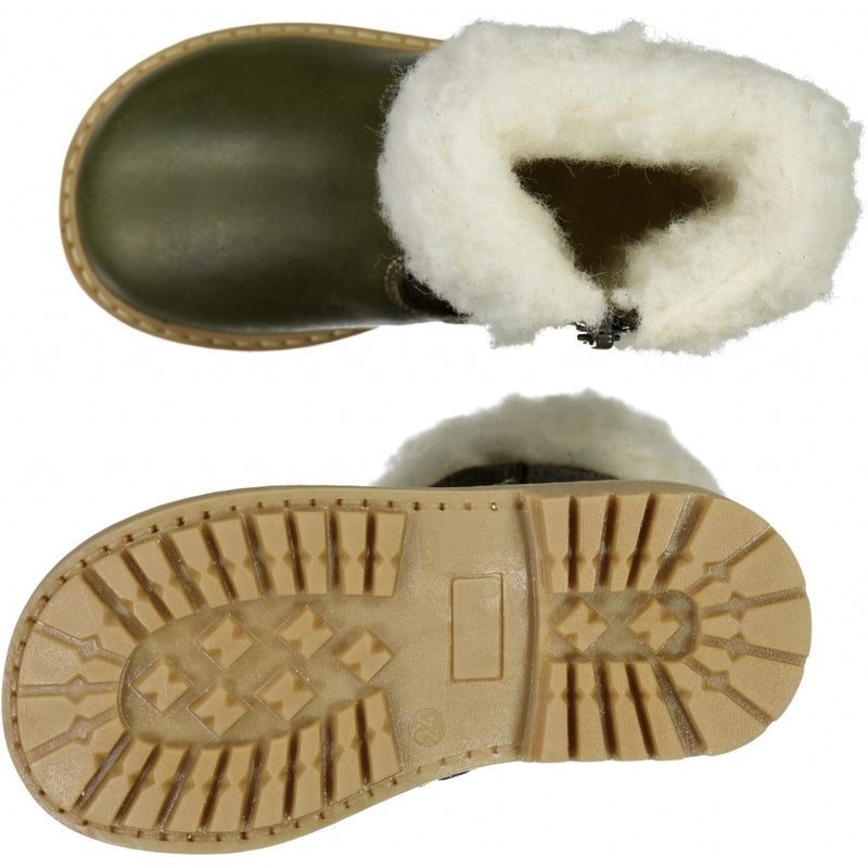 Wheat Footwear Timian Uld Støvle Winter Footwear 4214 olive